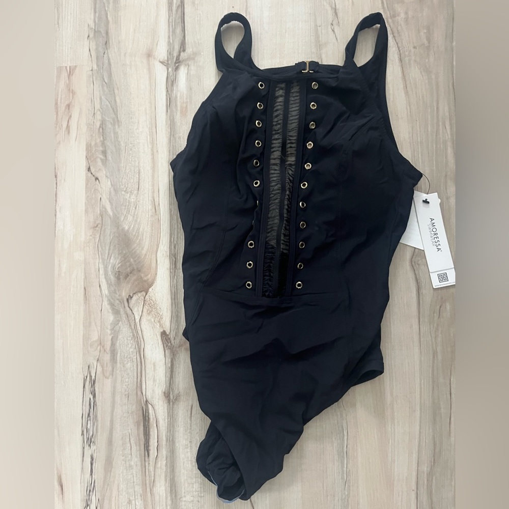 Black and Gold One Piece